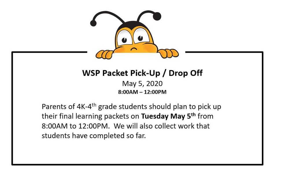 WSP Packet Pick Up Ware Shoals Primary School