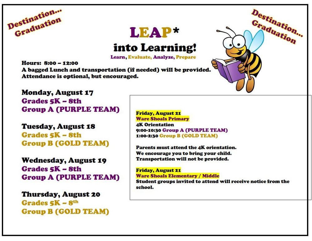 LEAP into Learning Information